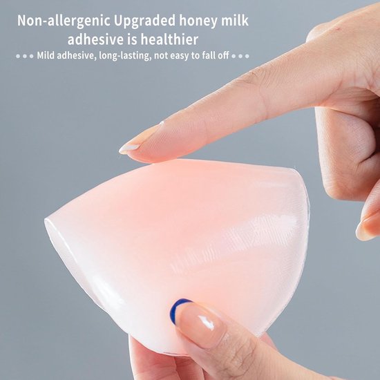 Verstevigende Schouderkussens, Set van 8, Onzichtbare en Zelfklevende Schouderpads voor Draagcomfort, Verbeterde Steun en Push-up Effect — afbeelding 3