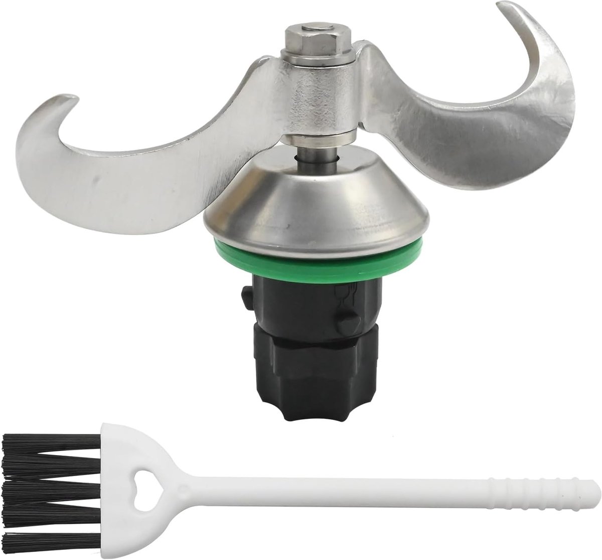 Stainless Steel Dough Knife with 1 Brush, Replacement for Vorwerk Thermomix TM5, Replacement for Vorwerk Thermomix - ShopVlot