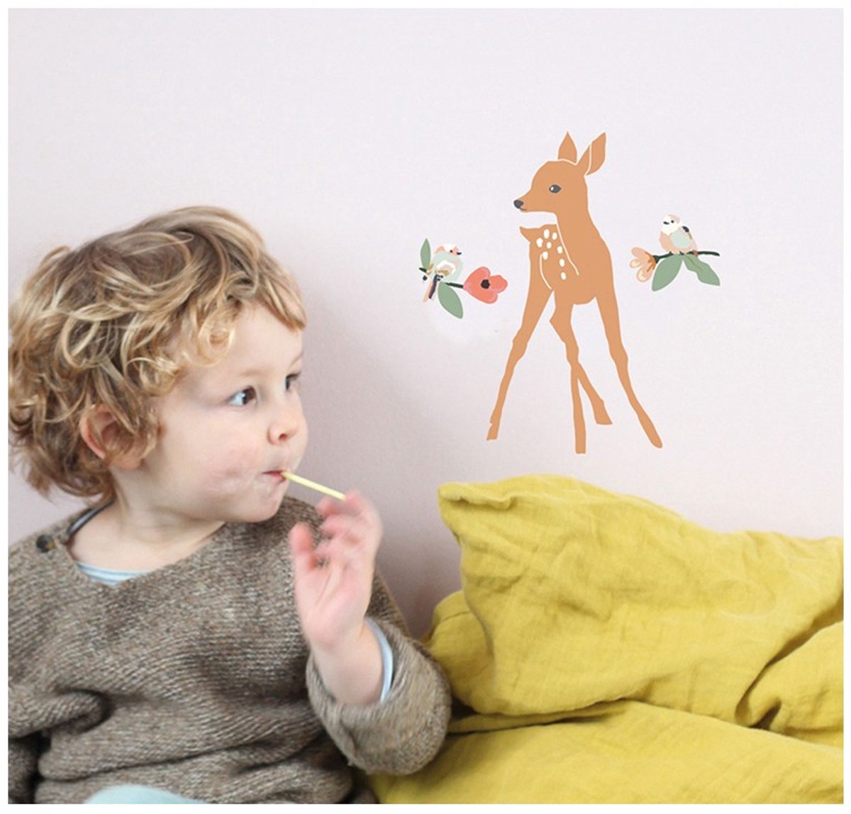 MIMI'Lou Muursticker Hertje Kinderkamer