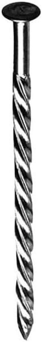 Schroefnagels - Verzinkte spijkers - Voor houtverbindingen - Met koordschroefdraad - 35 x 40 mm - Zilverkleurig
