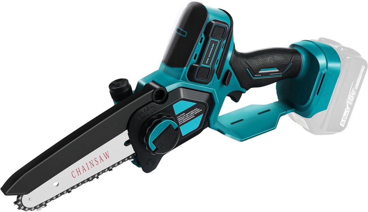 Accukettingzaag 15 cm – Snoerloos – Borstelloze Motor – Automatische Kettingsmering – 18 V – Zonder Accu