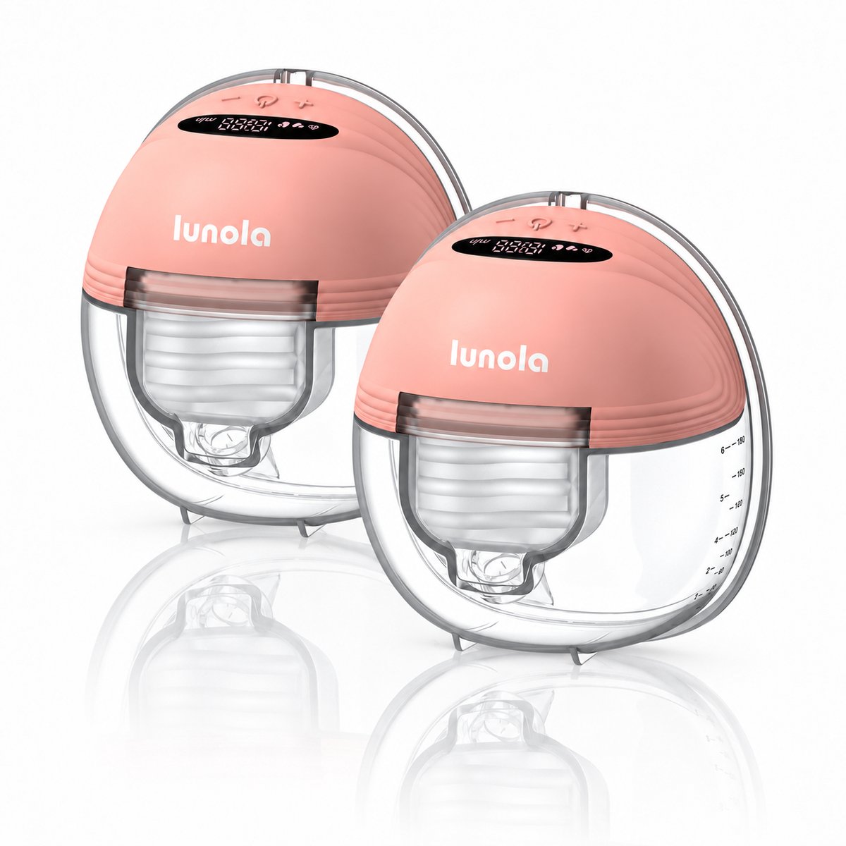 Lunola Handsfree Borstkolf Elektrisch - Draadloze Dubbele Kolf Apparaat - Past in BH - Oplaadbaar en Lichtgewicht - set van 2