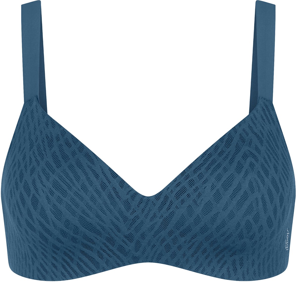 Sloggi T-Shirt-BH Blue ZERO Feel Bliss THE UP Blauw