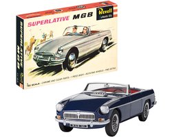 Revell Modelbouwpakket Auto - 07753 MGB Roadster - 75 Years Plastic Modelbuilding - Britse Klassieke Sportauto Plastic - 1:32 - Modelbouw