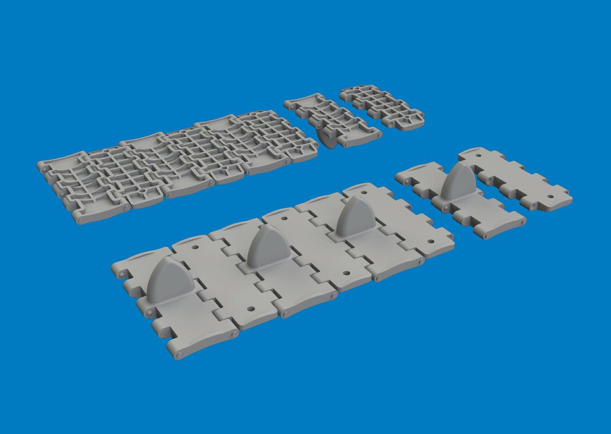 Eduard Modelbouwpakket - 635062 PRINT - Rupsbandenset voor T-34 Waffle - Resin onderdeel - 1:35 - Modelbouw