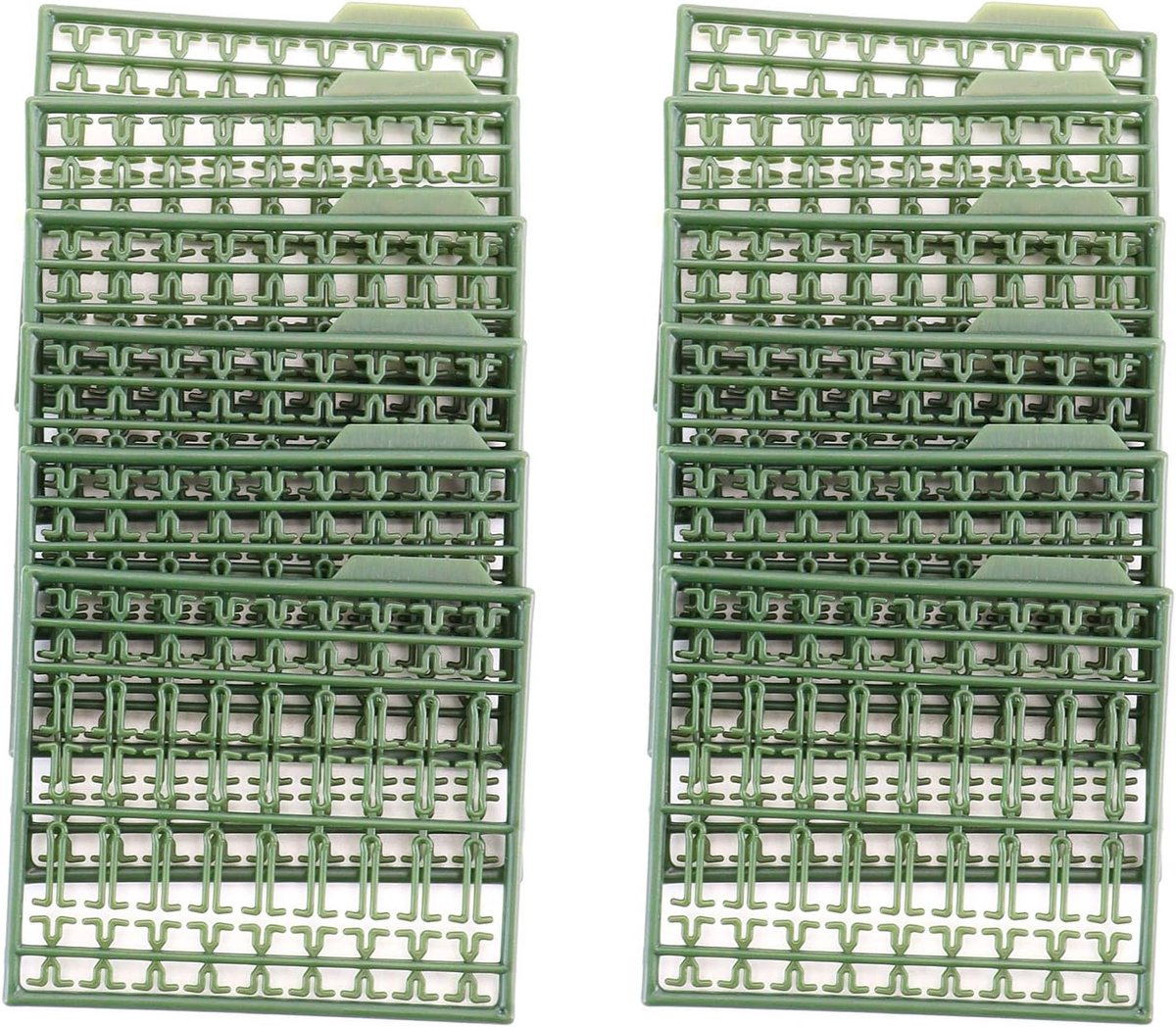 12 stuks Boilies Boilie Karper Aas Stopper Karper Vissen Accessoires Stopper Hair Rig Extender Aas Stoppers, Voor Meerval, Karper, Groothoofd Karper Grove Hengel/Telescopische Hengel | Grasgroen