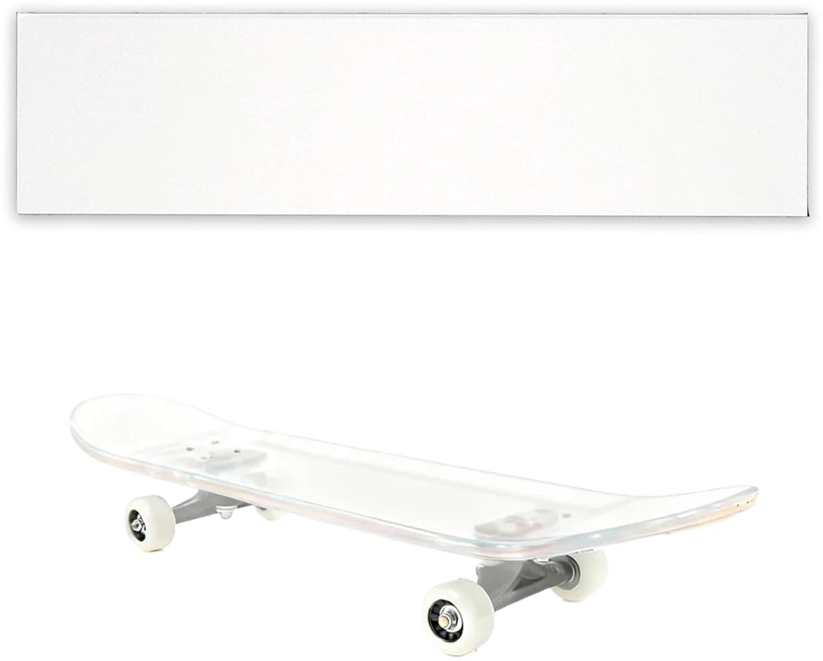 Griptape, Skateboard Schuurpapier, Premium Antislip oppervlak, Hoge Slipweerstand voor Skateboard Longboards, Skateboards, Skateboard Accessoires(Transparante)