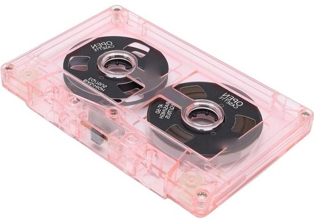 Cassettebandje - Opnameband - Voor het opnemen van muziek - 50 minuten opname - 12 x 11 x 3 cm - Zwart