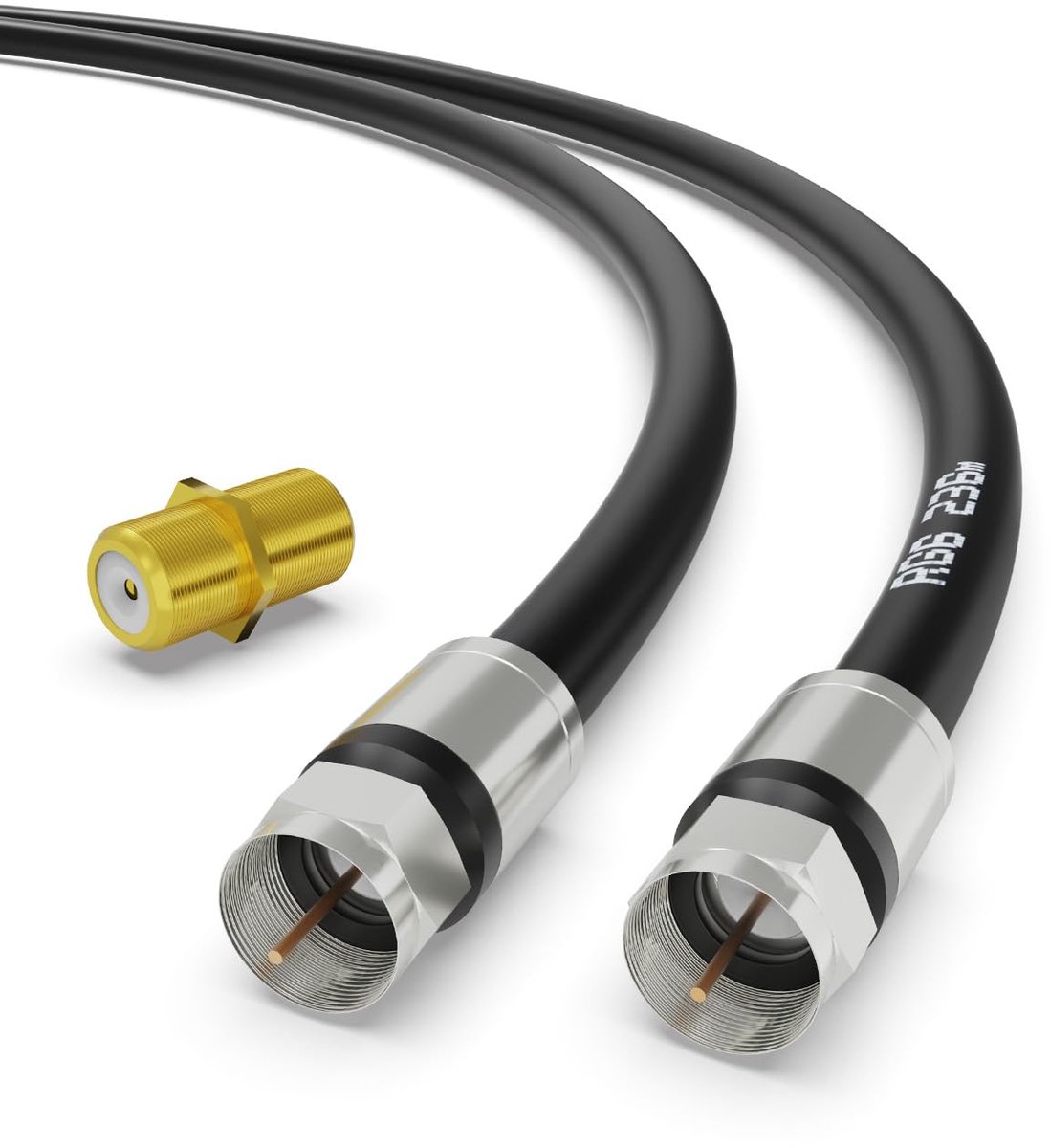 RG6 Koaxial Cable for TV,Antenna,Satellitenempfänger,Digital Router,Cable Modem,Cable Box Koaxial Cable Extender - ShopVlot