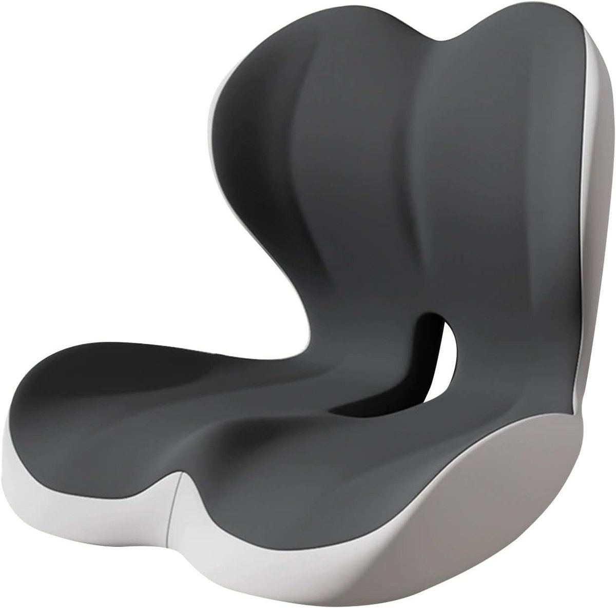 Ergonomisch L-vormig Kussen voor Rug en Zitvlak, Geheugensteun, Lumbale Ondersteuning en Coccyx Bescherming voor Volwassenen en Ouderen