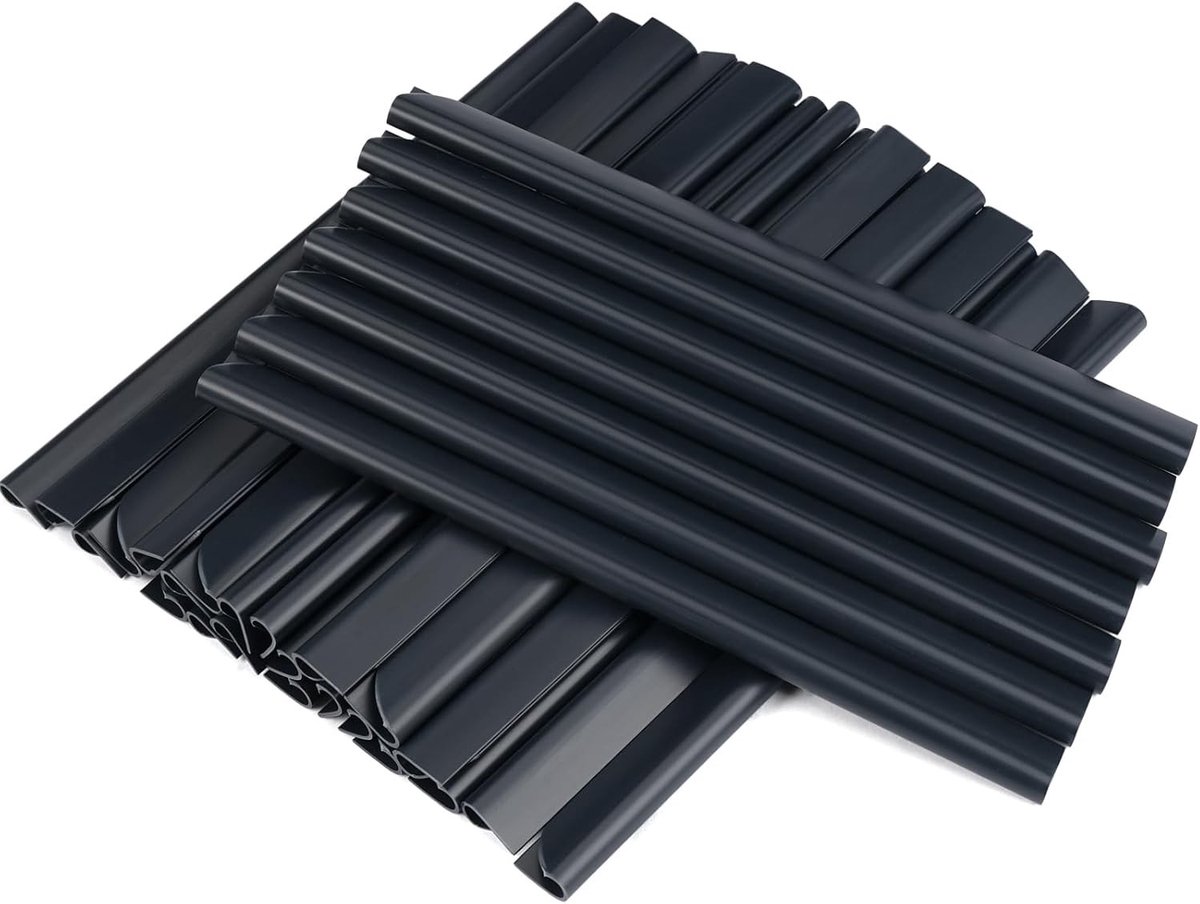 30 Stuks PVC Bevestigingsclips, 19 Cm Klemrails voor Privacybescherming en Beveiliging
