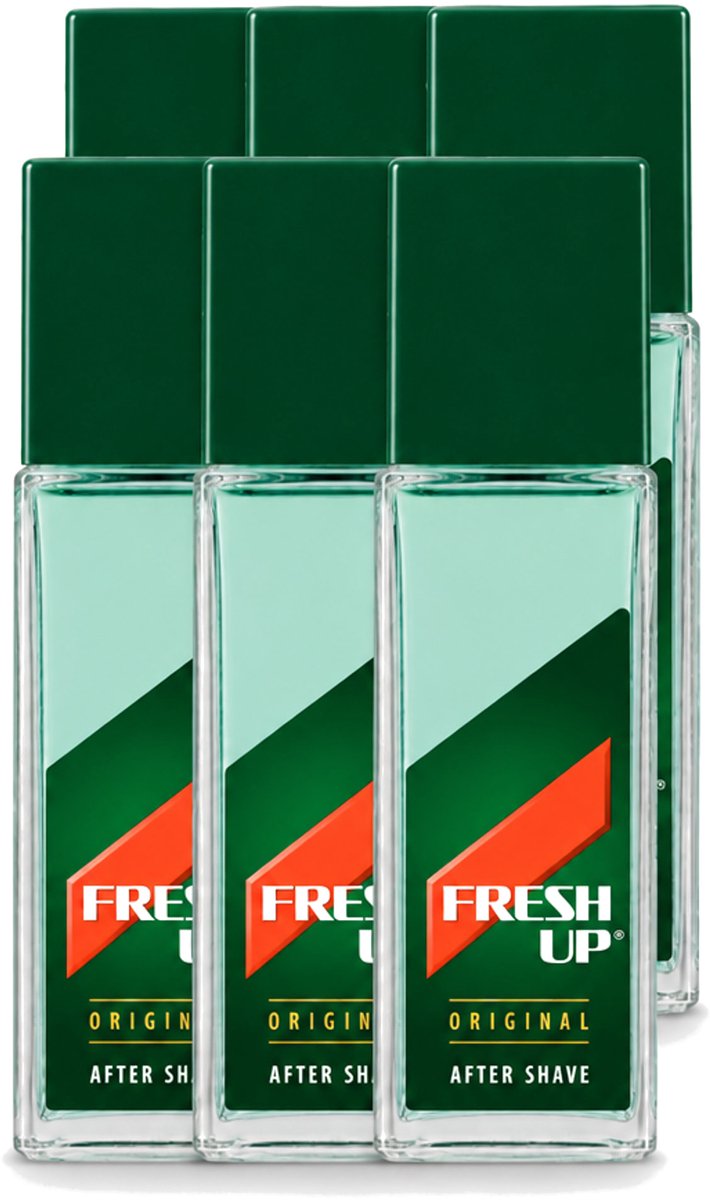 6 x Fresh Up - Aftershave Lotion - Original - Depper - 100 ml - Voordeelverpakking - 6 stuks