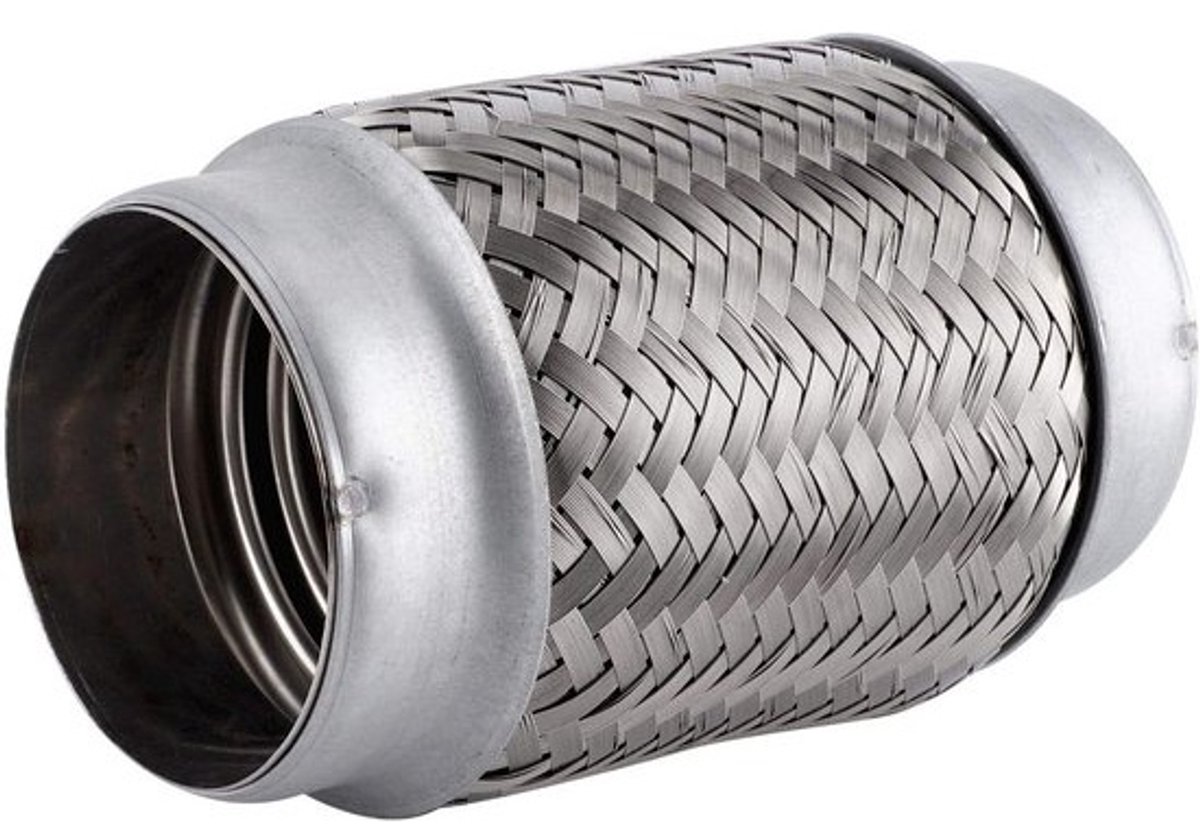 Flexibele uitlaatbuis 150 x 76mm / 6 x 3 Inch - Voor auto - RVS uitlaatpijp - Vervangingsaccessoire voor reparatie en verbetering van geluid