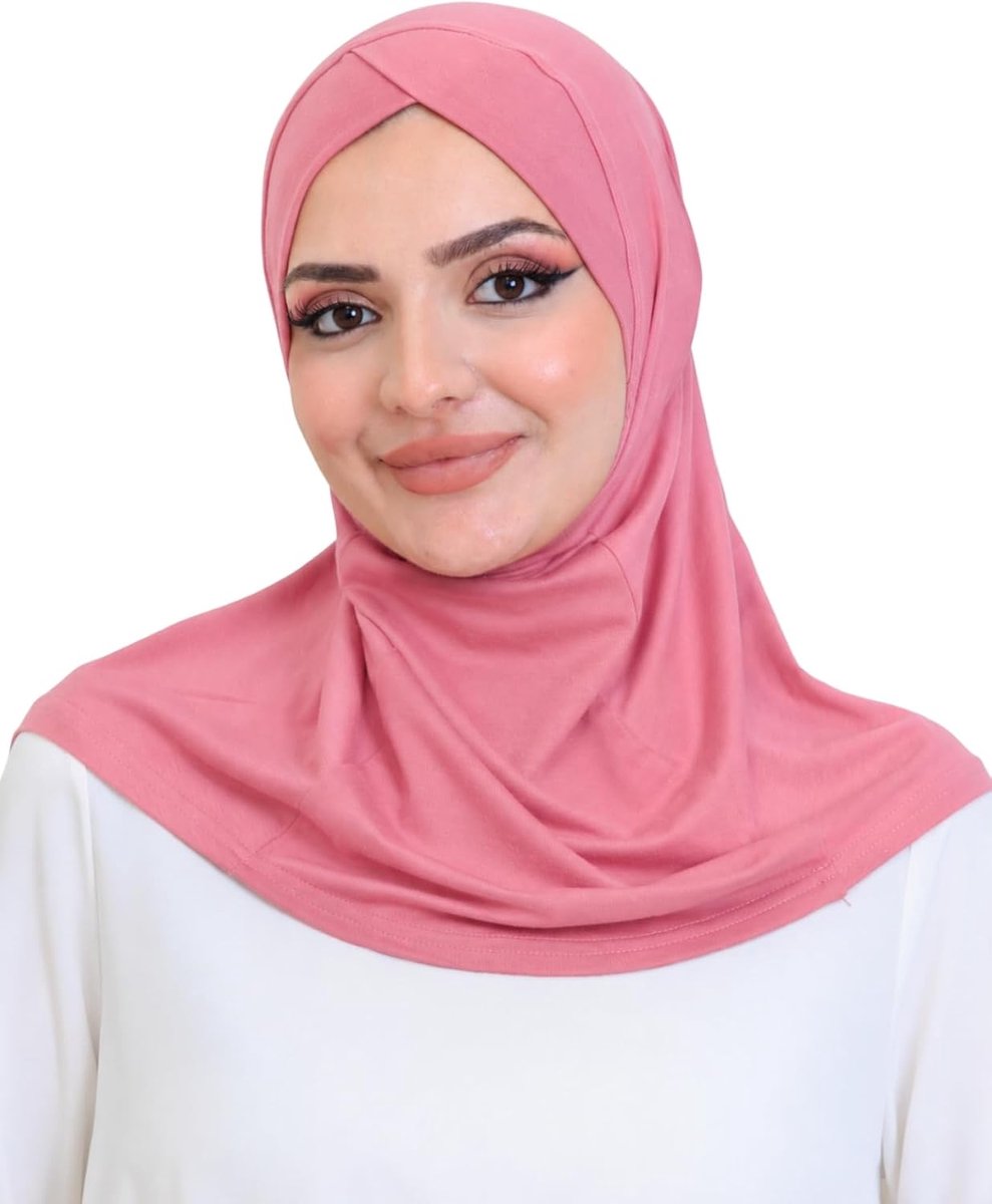 Sportieve hijab voor dames met gekruiste bandjes