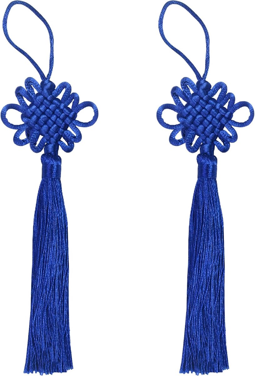 10Pcs 21.5Cm Handgemaakte Zijdeachtige Floss Chinese Kwasten voor Home