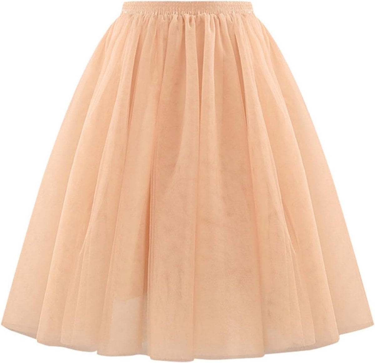 Damesrok met hoge taille, plooien, trapezium, portemonnee, uitlopend, chic, casual, kantoor, avond, zomer, herfst, lente, winter, A69