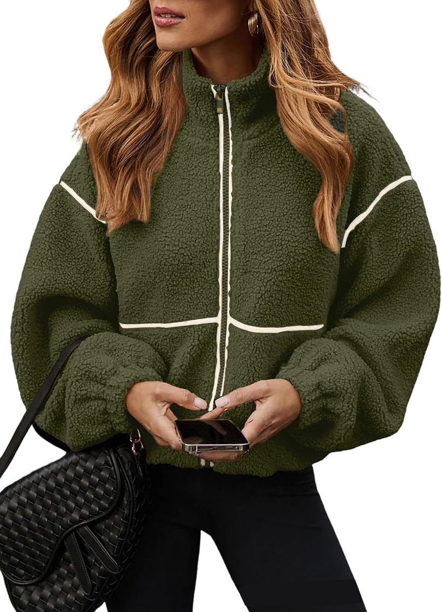 Jas Winter Met Rits Tussenseizoen Teddy Jas Lange Mouwen Blouson