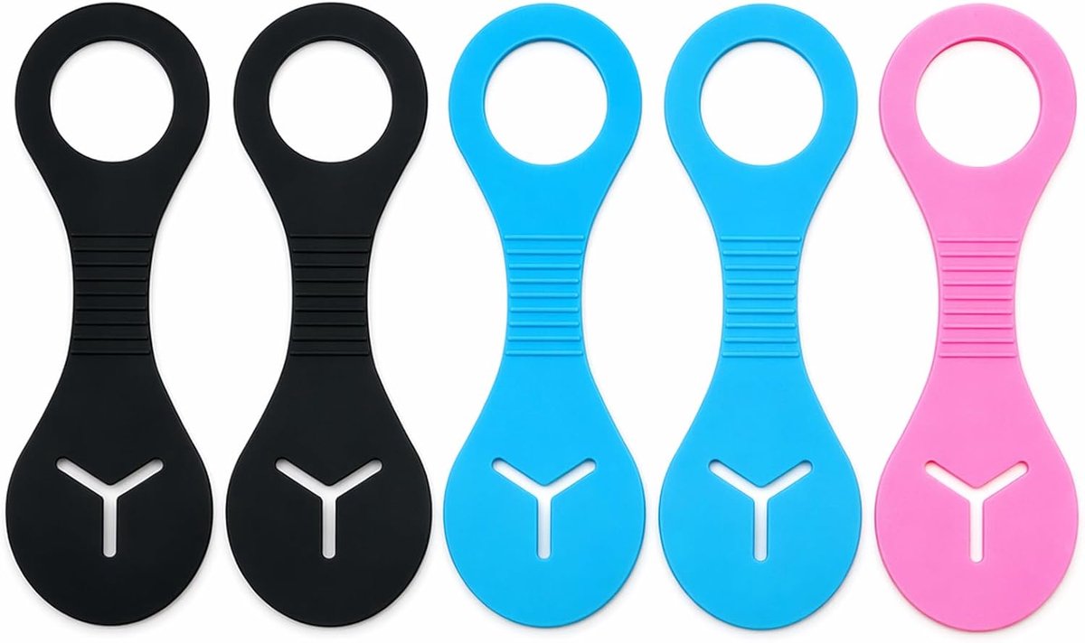 5 stuks siliconen poepzakhouders voor hondenriem