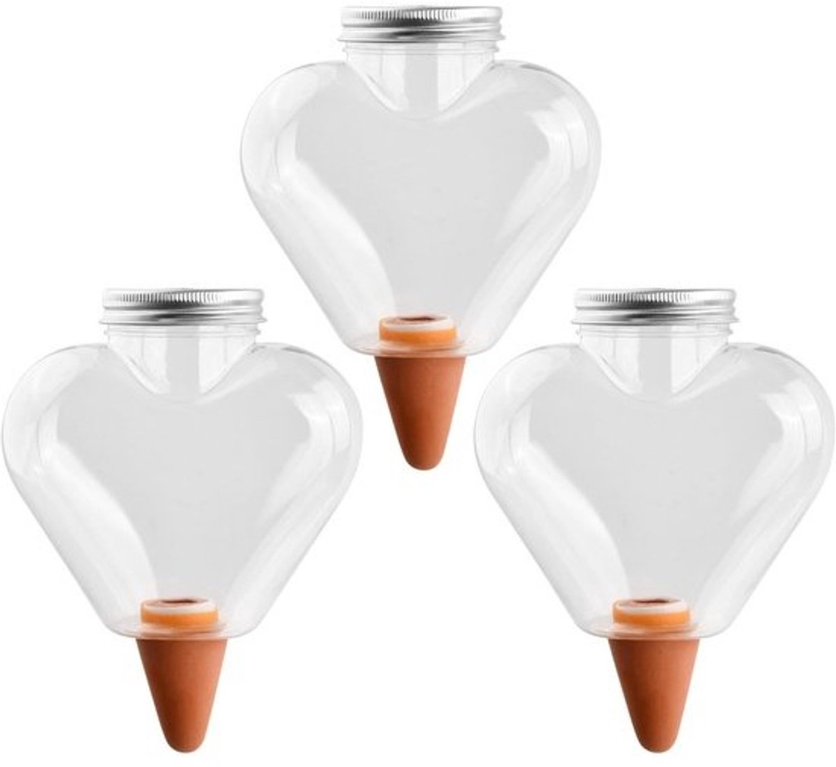 Allecto - Druppelirrigatie - Automatische plantenbewatering - Voor vakanties - 500 ml - Zelfwaterende ballen - Ideaal voor potplanten - Transparant