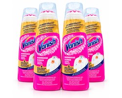 Vanish Oxi Action Vlekverwijderende Gel – 4 x 200 ml – Hardnekkige Vlekken – Voordeelverpakking