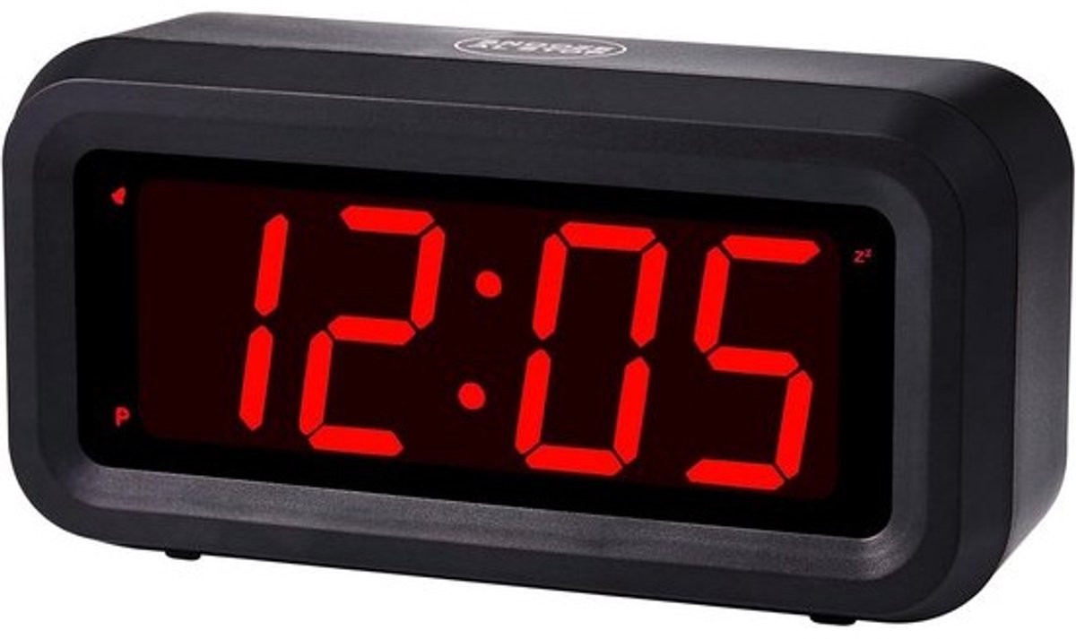 Digitale Wekker op Batterijen - Automatische Dimmer en Snooze Functie