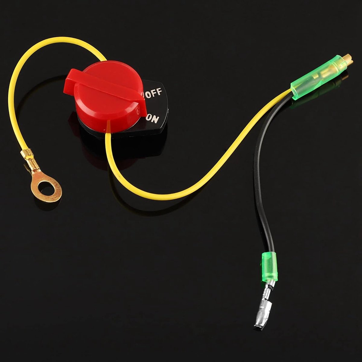 Motor aan uit Stopschakelaar, Knop Aan/uit Schakelaar Vervangende Grasmaaieraccessoires Compatibel voor Gx110 Gx120 Gx160 Gx200 Gx240 Gx270 Gx340 Gx390