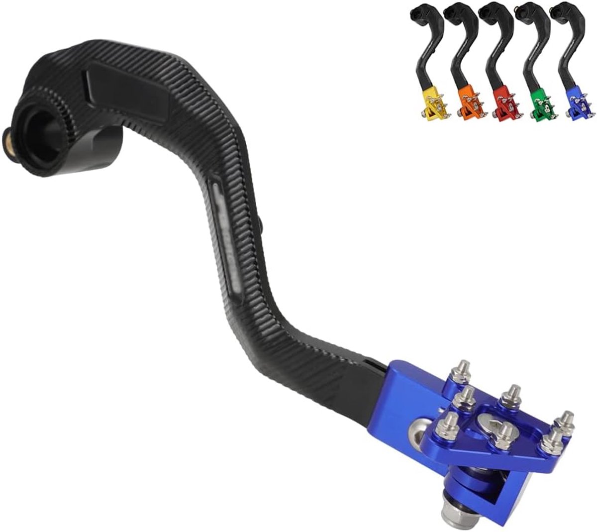 Leva Pedale Freno Posteriore CNC aluminium rempedaal voor motorfiets WR250F YZ250F YZ125 YZ250 YZ125G YZ250G YZ250X Dirt Pit Bike blauw