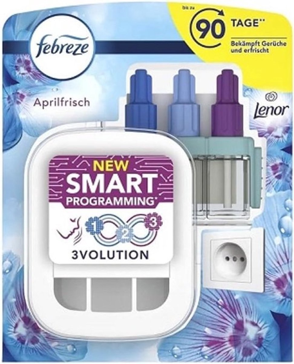 Geurstekker - 3 geuren - 20 ml | April frisse kamerspray - Luchtverfrisser