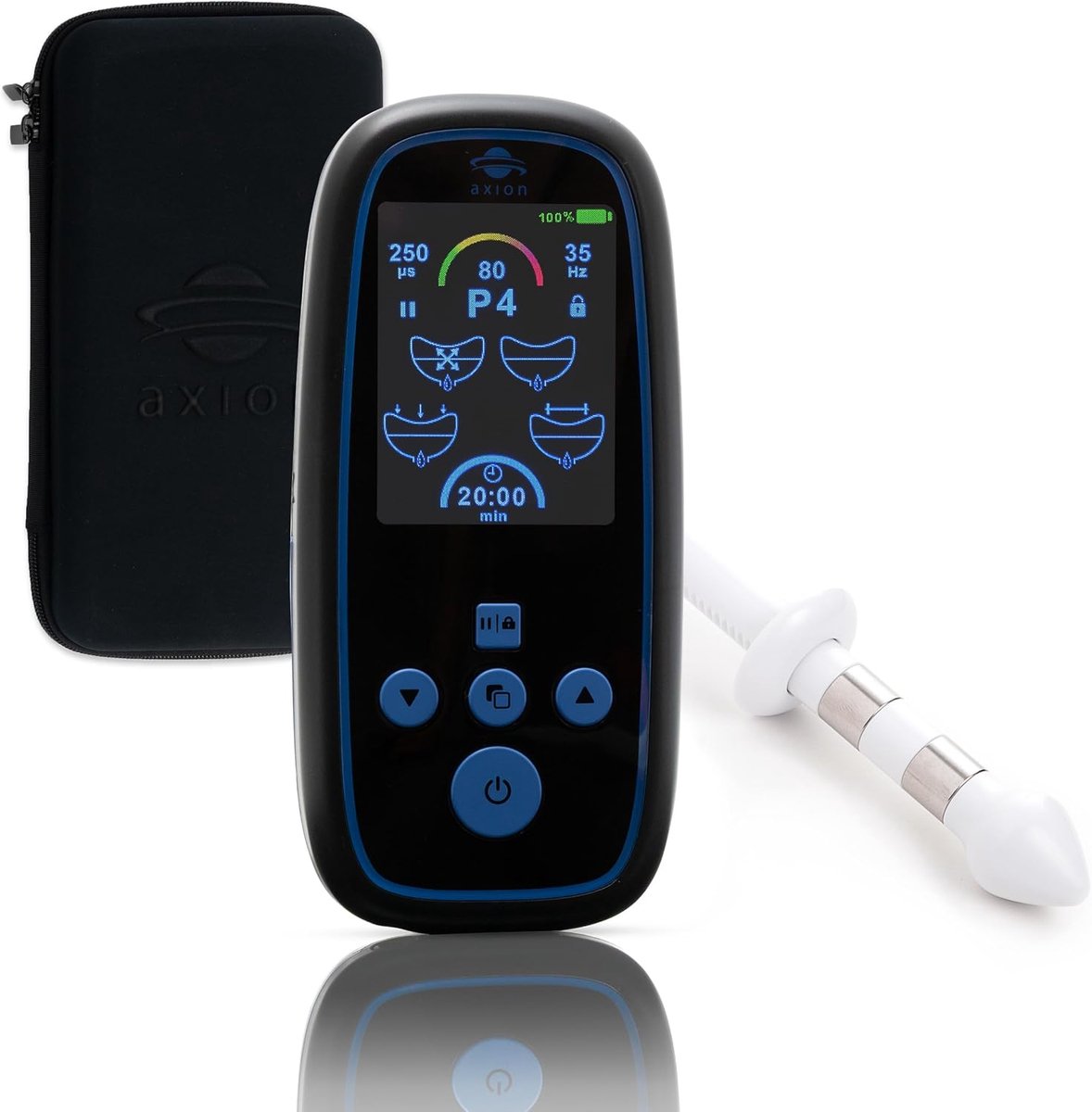 Pelvic floor trainer with probe against incontinence – EMS device with 4 programs, 80 intensity levels, USB-C battery - ShopVlot