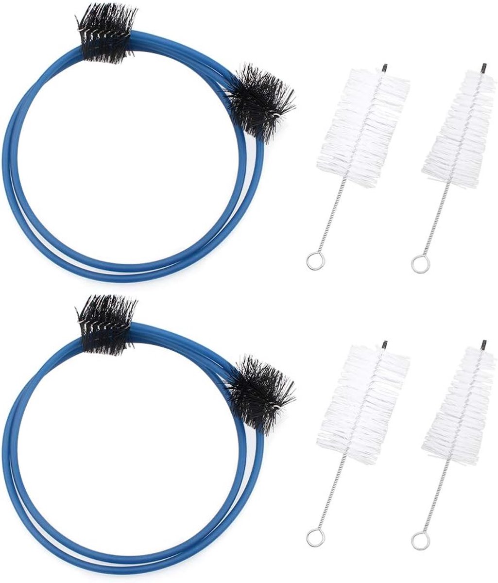 Trompet Reinigingsset 6-delig - 2 Sets Borstels - Duurzaam Materiaal - Onderhoud van Muziekinstrumenten - ShopVlot