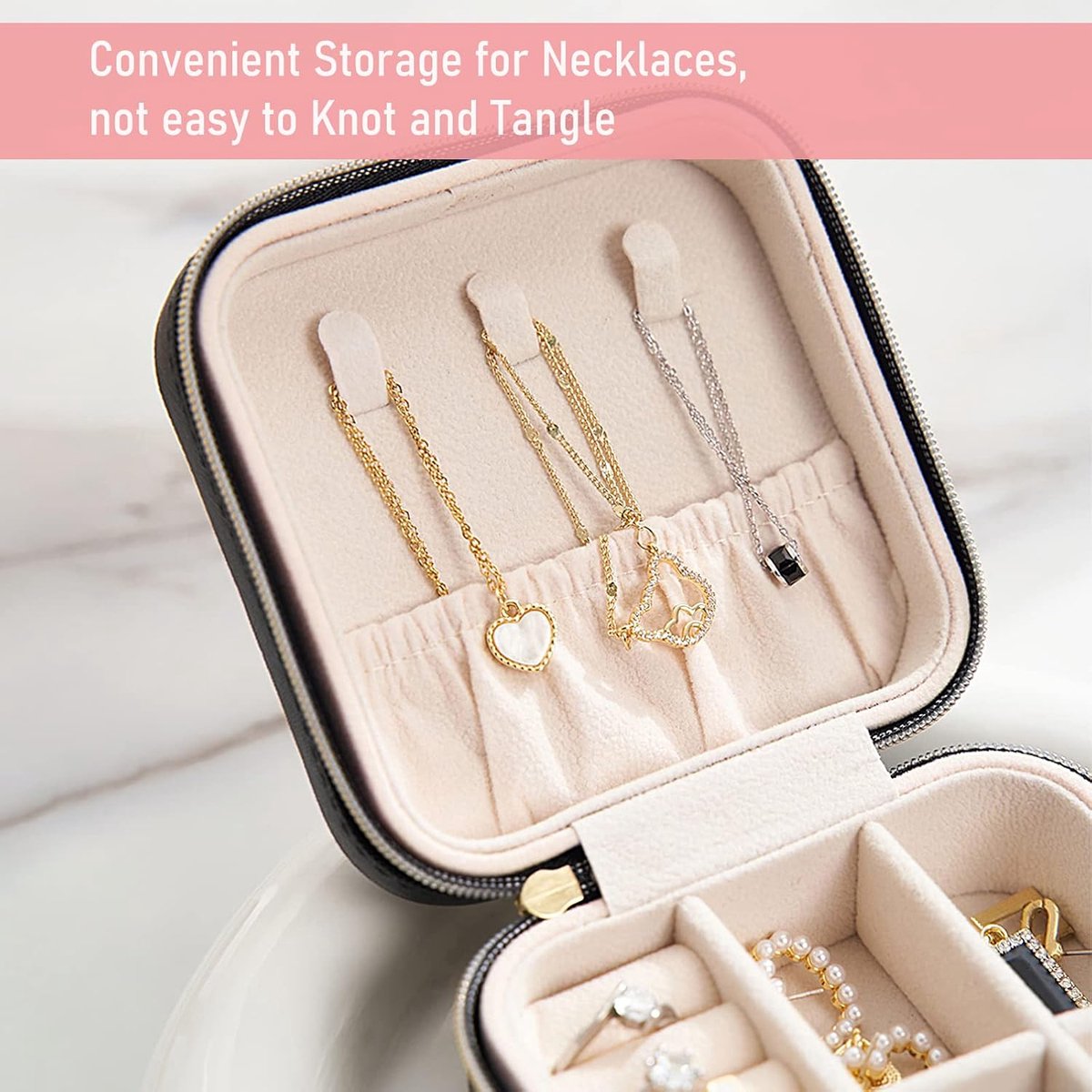 Jewellery Box, Jewellery Storage Jewellery Box, Jewellery Box for Earrings, Bracelets, Rings - ShopVlot
