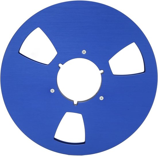Lege Winding Spool 1/4 10.5 Inch Aluminium Universele Opening Machine Onderdelen, Geluidsband Spoel, 3-Gat Ontwerp voor Tape Recorder en Audioproductie Accessoires — afbeelding 2