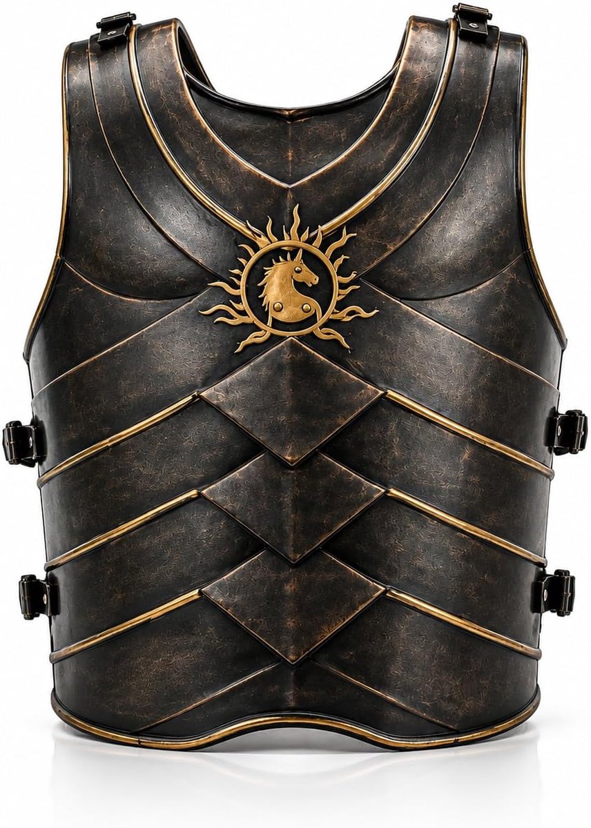 Stalen Griekse Cuirass Armor borst en achterplaat - Handgemaakt draagbaar ridderpantser