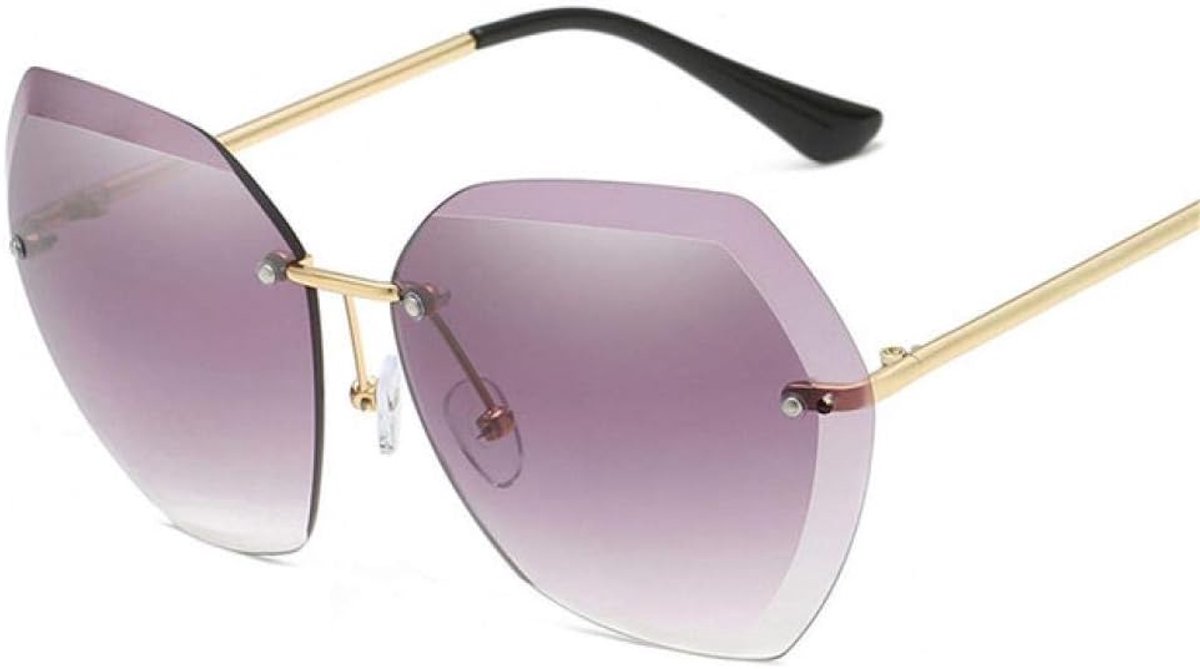 Frameless Zonnebril Vrouwelijke Vierkante Metalen Frame Transparant Lens Zonnebril Vrouw Zonnebril Vrouw Zonnebril, 05