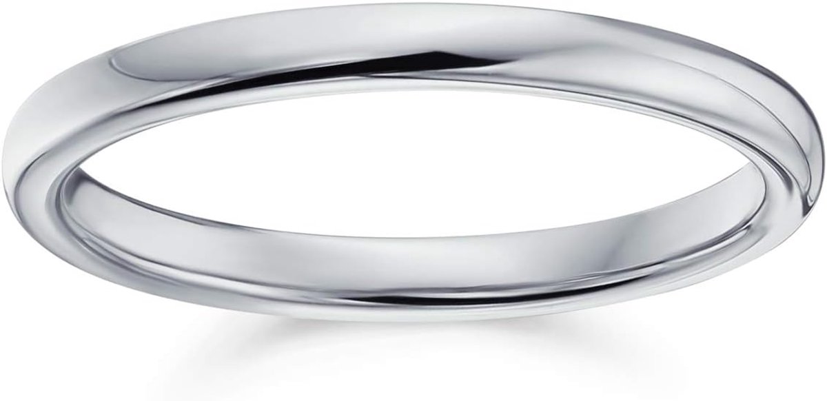 Plain Eenvoudige Dome Koppels Klassieke Zwart Rose Goud Plated Titanium 2-8MM Trouwring Ring Voor Mannen Vrouwen Comfort Fit