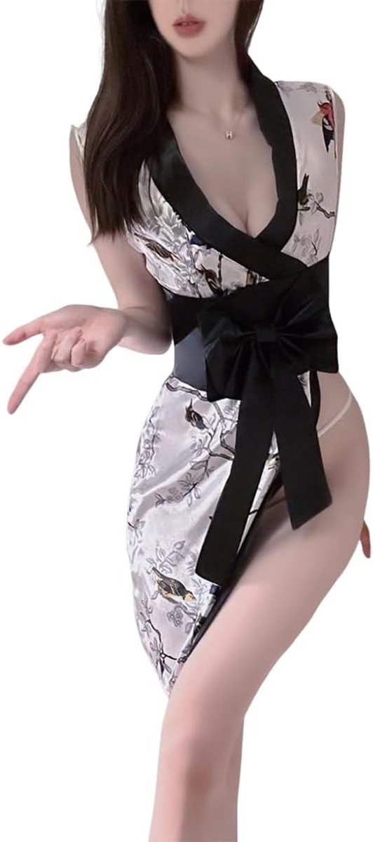 Cosplay sexy Chinese jurk Japanse kimono cheongsam club lingerie