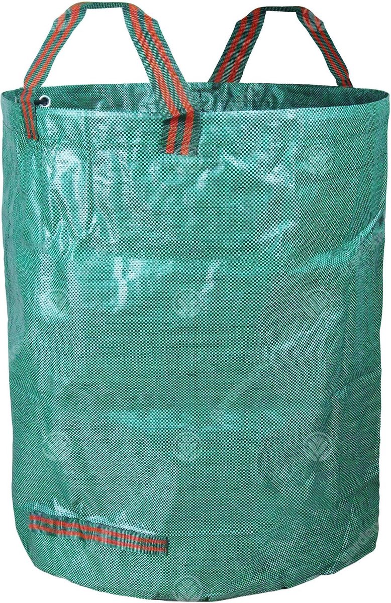 1 x GardenersDream ronde tuinafvalzak – grote versterkte professionele opbergzak met hoge sterkte (1 x 500 l)