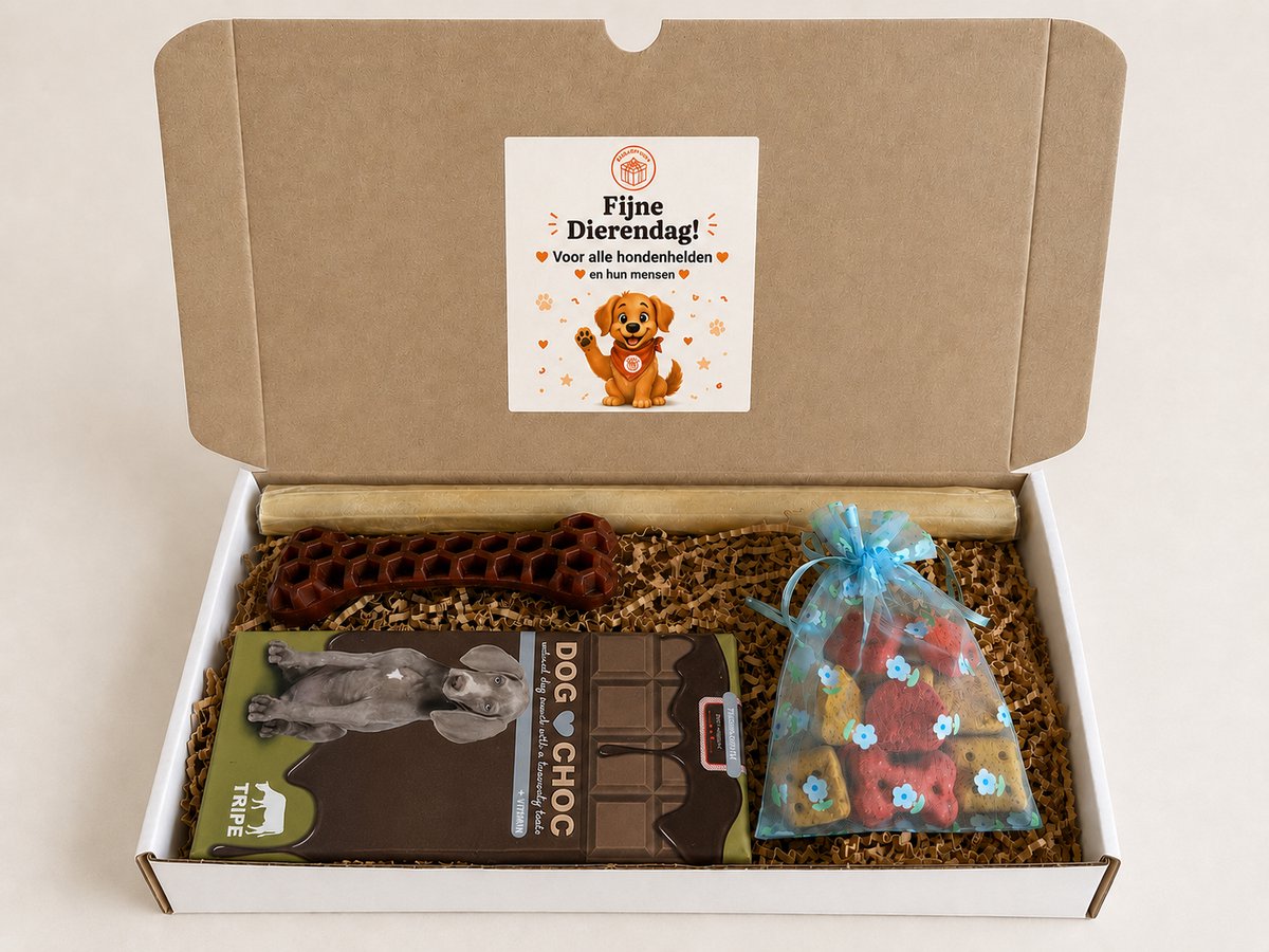 Dierendag hond brievenbus cadeau rund