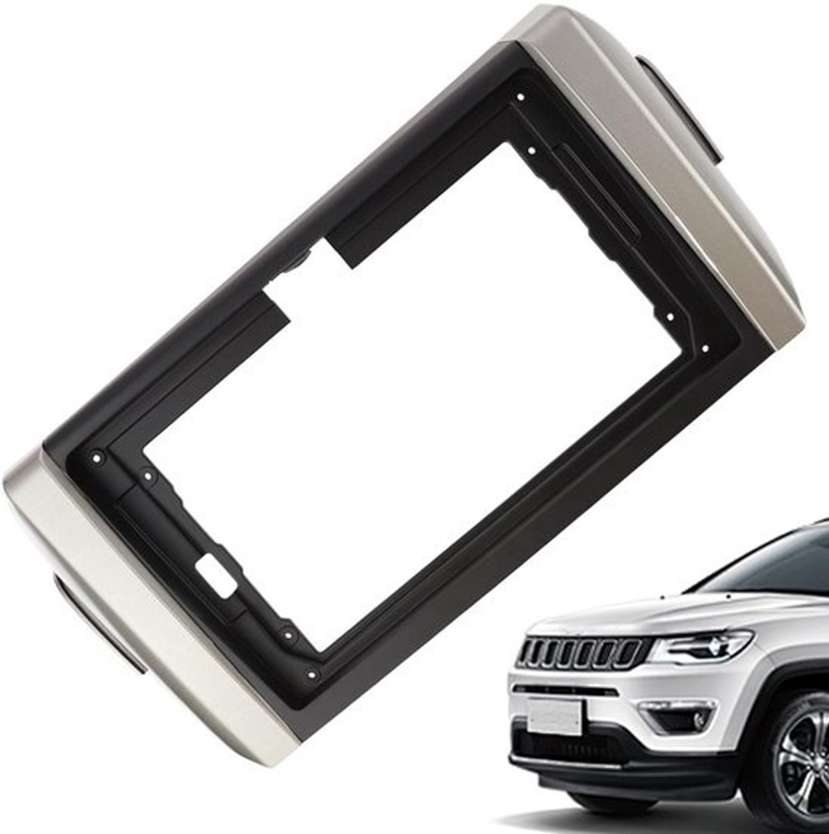 Stereo-inbouwset - Dashboardkit - Voor audio-installatie - Precies passende integratie - 23 cm - Zwart