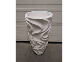 Goodyz - Vaas - Vazen - Model S line - 95 cm Hoog - Wit