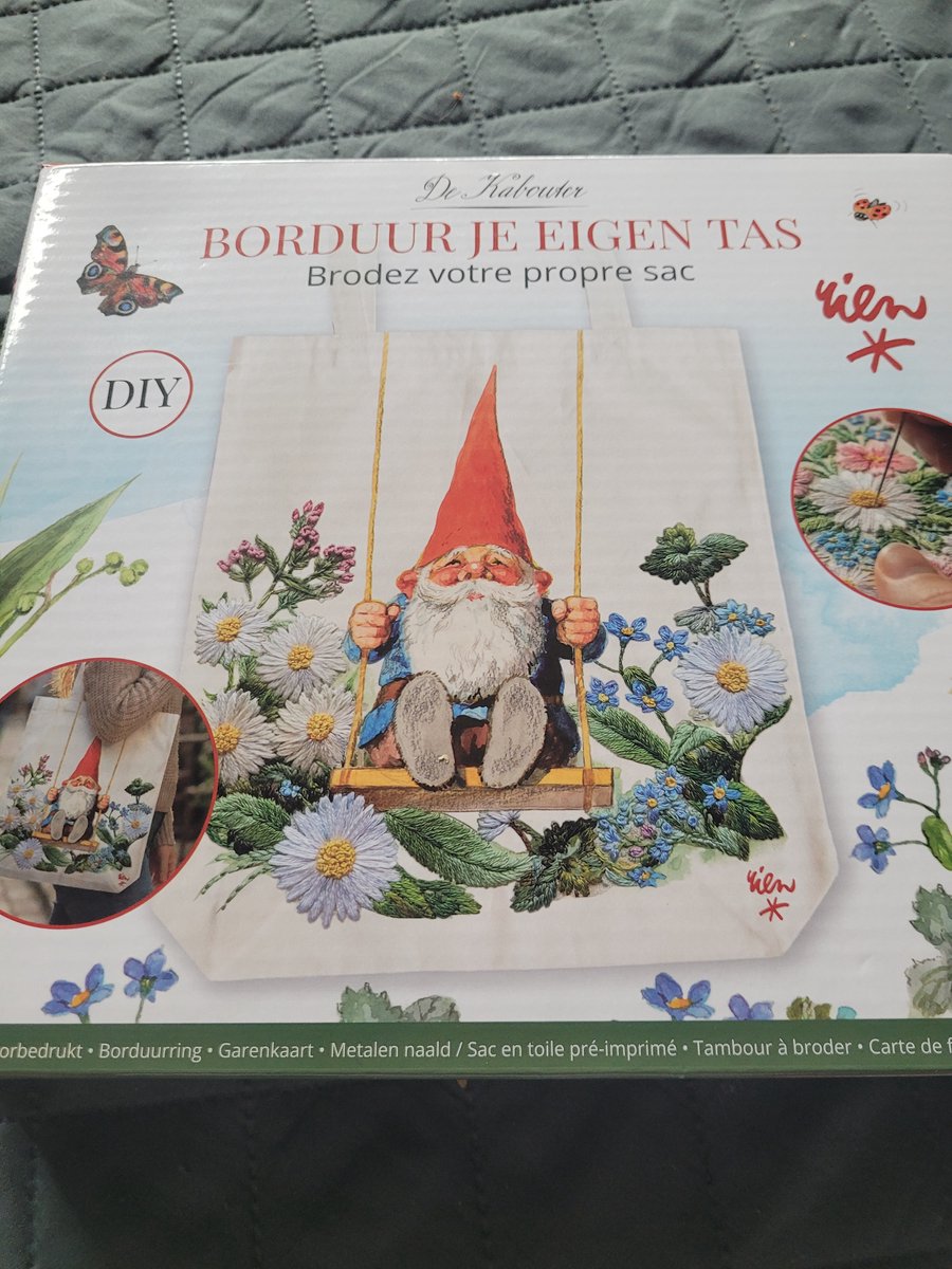 Borduur je eigen tas - de Kabouter/ Rien Poortvliet