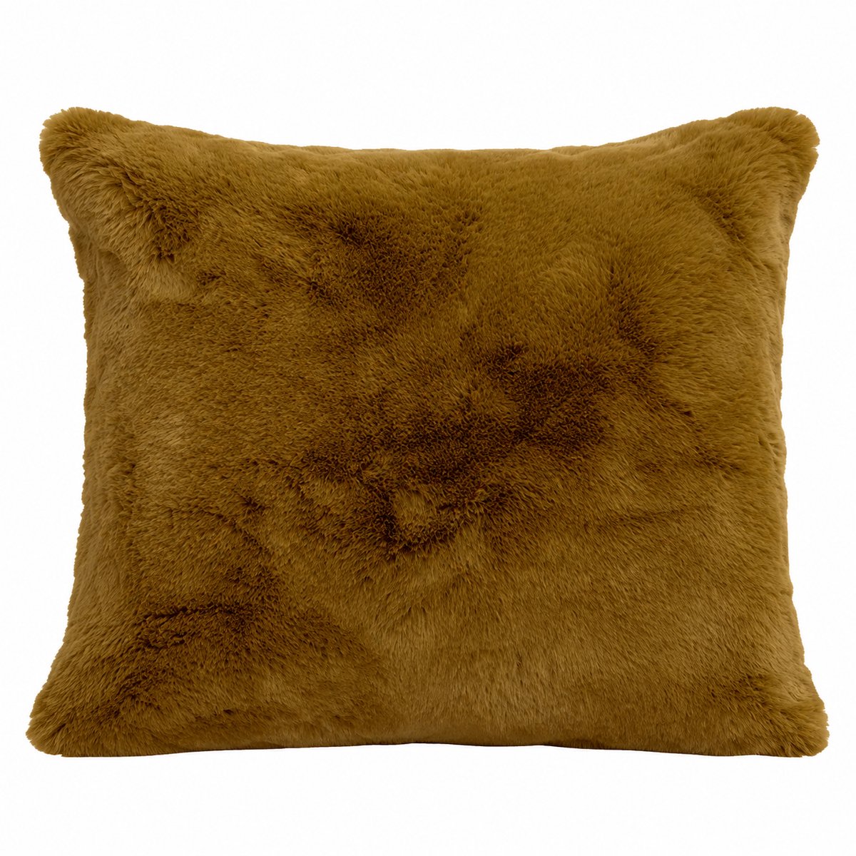 Chamonix kussen faux fur - gold - 45x45 cm