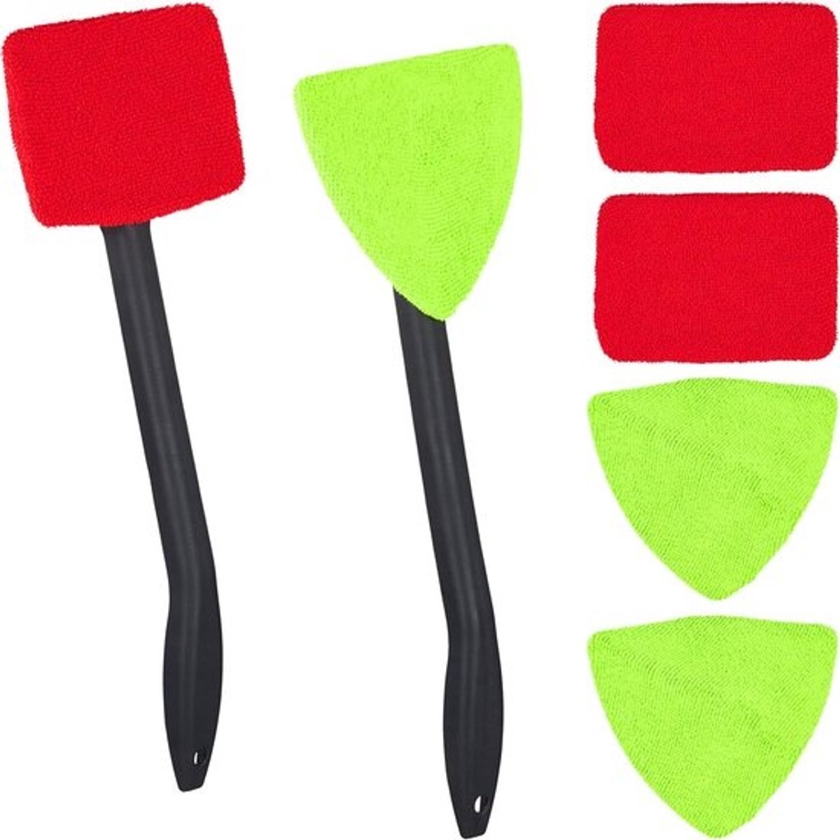 Autoraamwisser set voor binnen - 2 stuks met microvezeldoeken