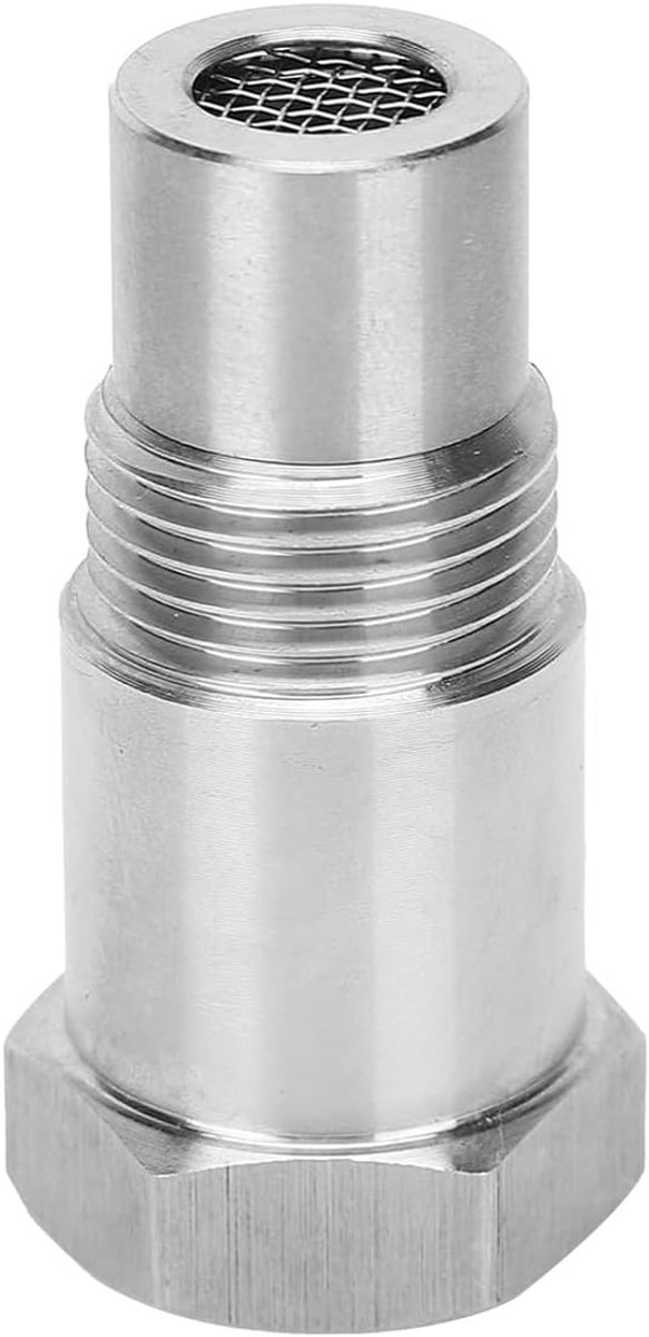 Pakkingadapter M18 x 1,5 roestvrij staal O2-sensoren pakkingadapter katalysator fix motorlampje zuurstofsensor socket kit zwart