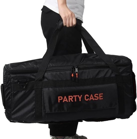 Tas voor draagbare speaker - Beschermende opbergtas - Buiten naar muziek luisteren - Extra accessoirevak - 60 x 40 x 30 cm — afbeelding 3