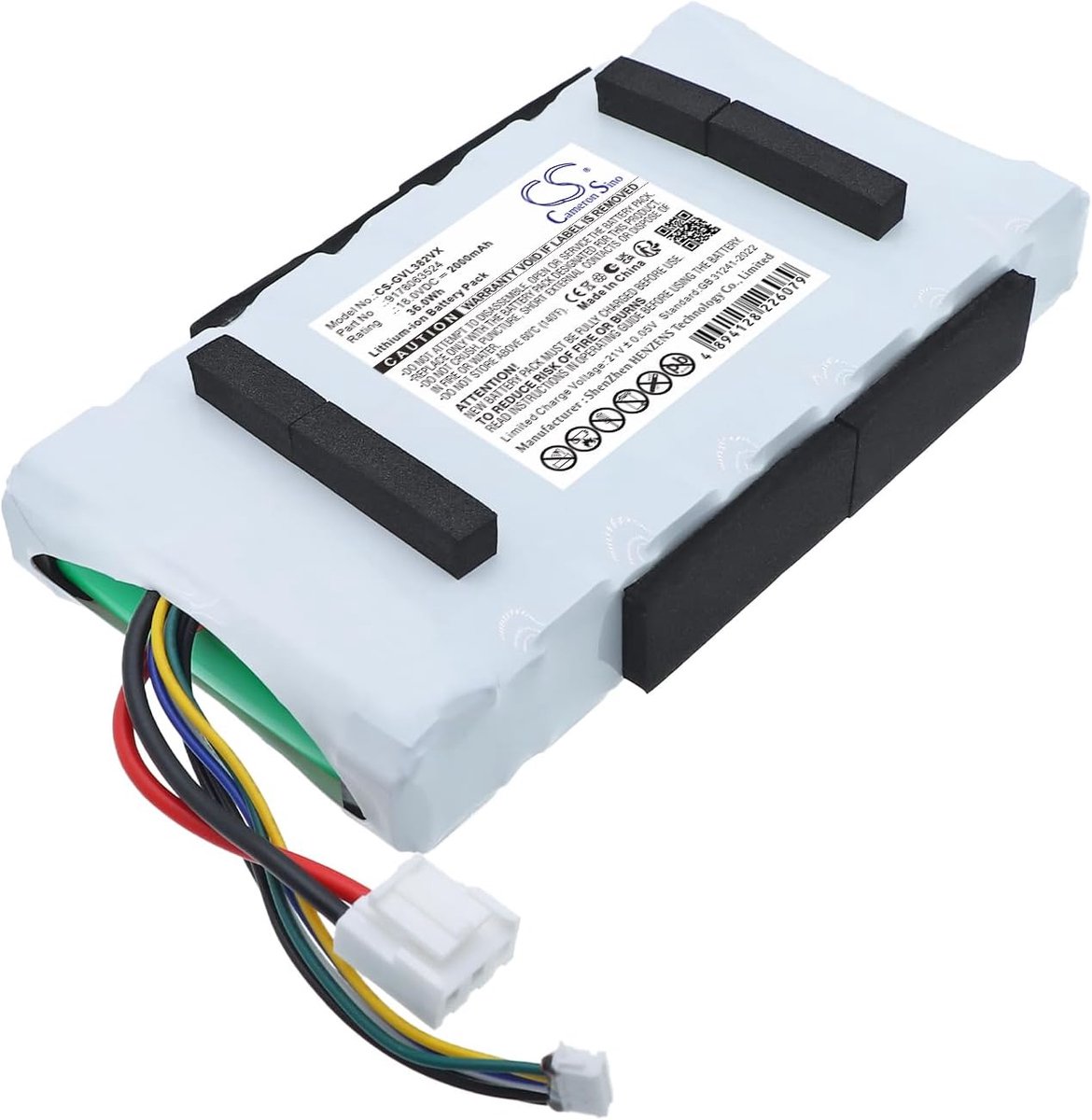 Vervangende accu compatibel met Grundig VCP-3829L PN: Grundig 9178063524, BP18020E 2000mAh - ShopVlot