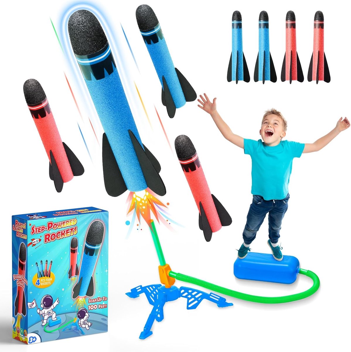 Outdoor Spelletjes Voor Kinderen, Raketspeelgoed Voor Kinderen, Cadeau Voor Jongens Van 4-12 Jaar, Speelgoed, 5, 6, 7-12 Jaar, Jongens Spelletjes