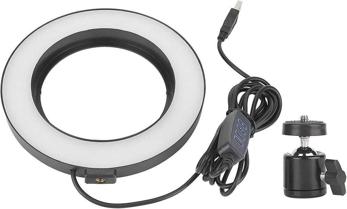 Ring Light, 6 inch LED Ring Light Fotografie Dimbaar Video Live Studio Camera Foto Selfie Video Light