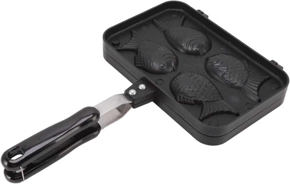 Pan, Fish Shaped Cake Pan Waffle Cake Make Pan Non Stick Pancake Maker Double Baking Pan Wafel Bakvorm Plaat voor Thuis Keuken DIY Koken