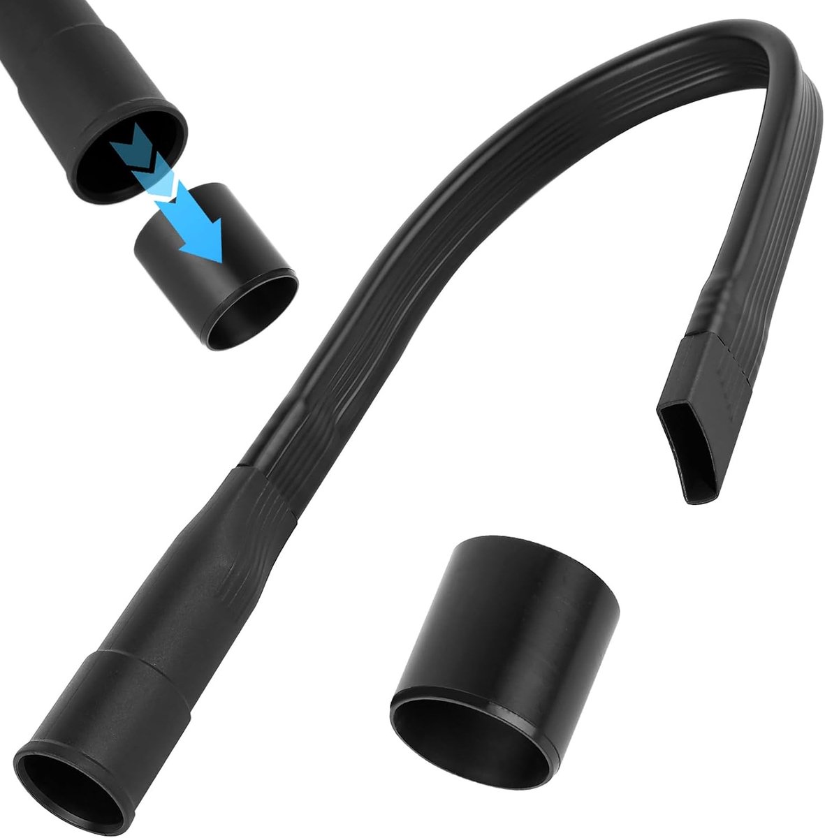 Lang flexibel spleetgereedschap voor stofzuigeropzetstukken, 62 cm universele flexibele sproeiers voor Hoover spleetmondstuk gereedschap, met 35/32mm aansluiting voor stofzuigerborstel